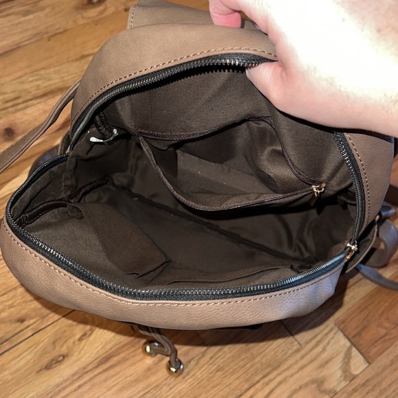 Faux Leather Backpack Purse - Picture 3 of 9